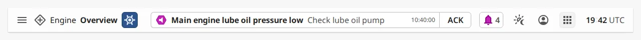 Apps button pressed