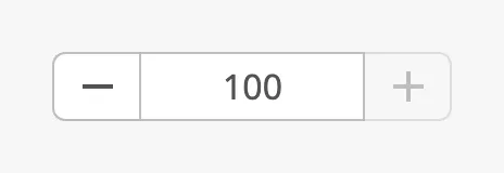 Stepper box at its maximum