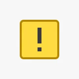 Caution icon in its own colors