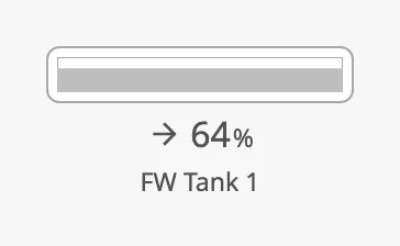 Compact horizontal tank