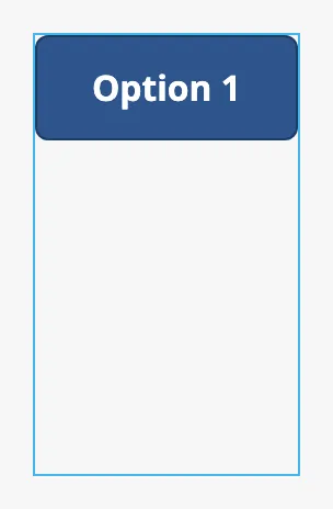 Vertical toggle button with default properties