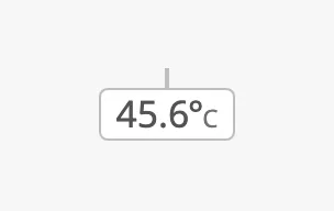 Value with degree sign