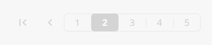 Disabled pagination