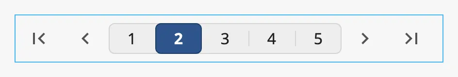Pagination that hugs its buttons