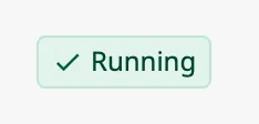 Green tag with a check icon