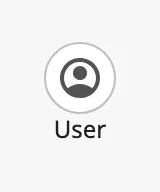 User Button with an icon