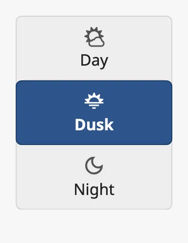 Label under the icon