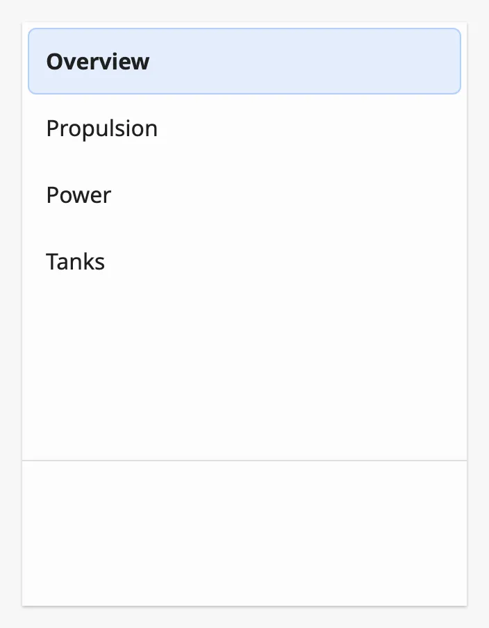 Navigation Bar without icons