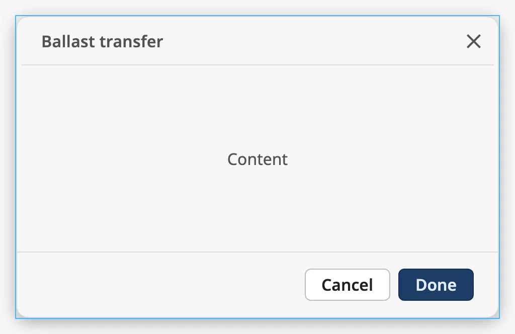 Modal and its box