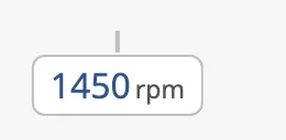 Automation Readout showing a speed