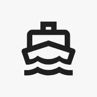 Icon showing a ship