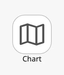 App Button with a chart icon and the label Chart
