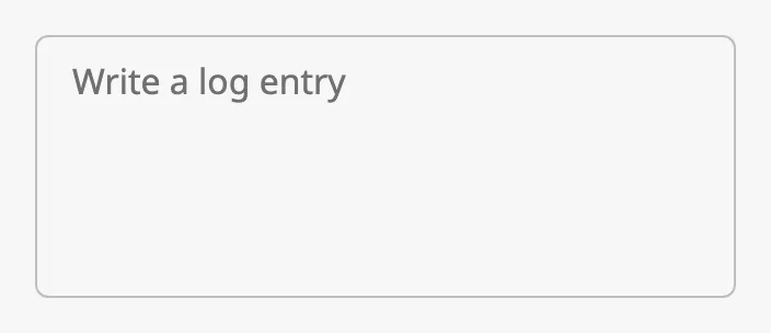 Empty textarea with a placeholder