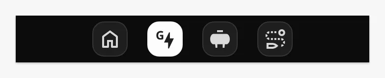 App Bar without labels