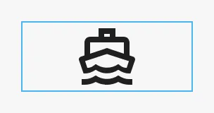 Icon in a wide box