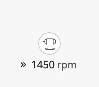 Speed in rpm