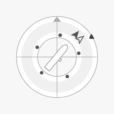 Active compass