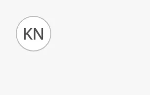 Static User Button with initials