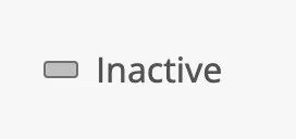 Inactive status