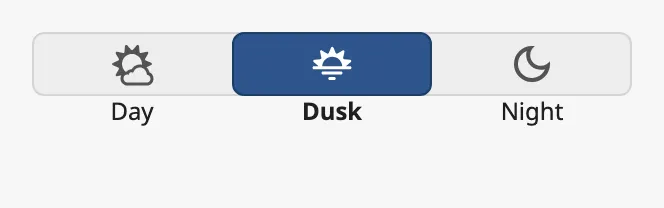 Icon-text-under type