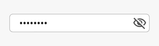 Password field