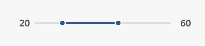 No-input double slider